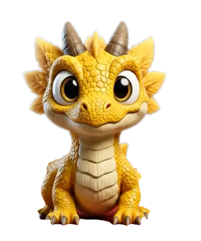 Mini dragón articulado impreso en 3D