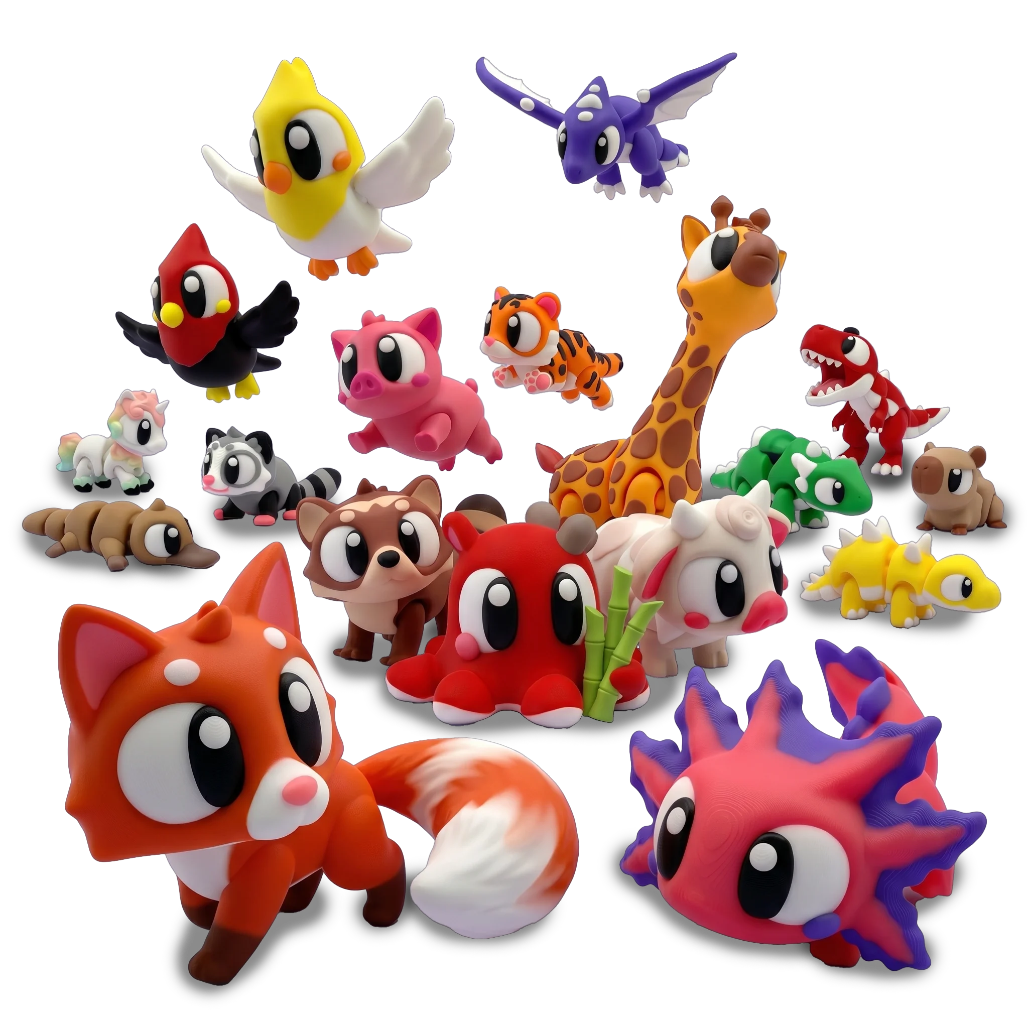 Colección +100 personajes Minis 3D