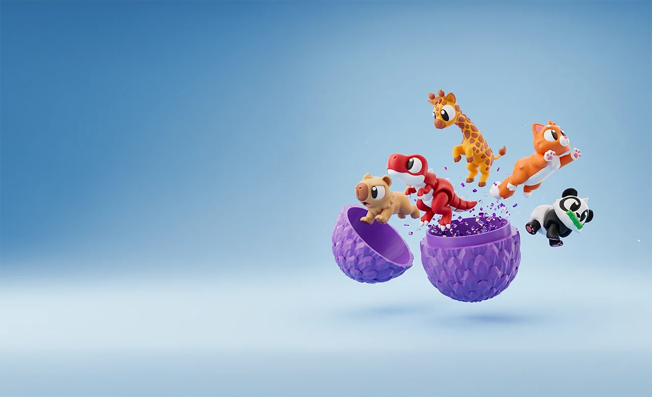Colección de más de 100 personajes Minis 3D